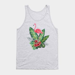 Collection Flamant Rose tropical Tank Top